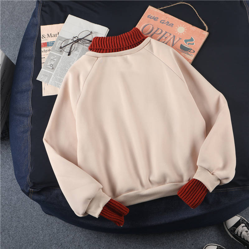 Women Fashion Autumn Spring Tops Ladies Kawaii Students Sweatshirt Hoodies Pink Ladies Jumper Cute Girls Korean Streetwear T200407