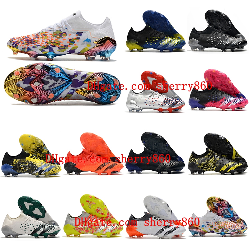 Mens PREDATOR FREAK .1 LOW FG Soccer Shoes with laces Trainers Sports Leather Cleats Outdoor Football Boots Size 39-45 EUR, As picture 11
Mens PREDATOR FREAK .1 LOW FG Soccer Shoes with laces Trainers Sports Leather Cleats Outdoor Football Boots Size 39-45 EUR, As picture 11