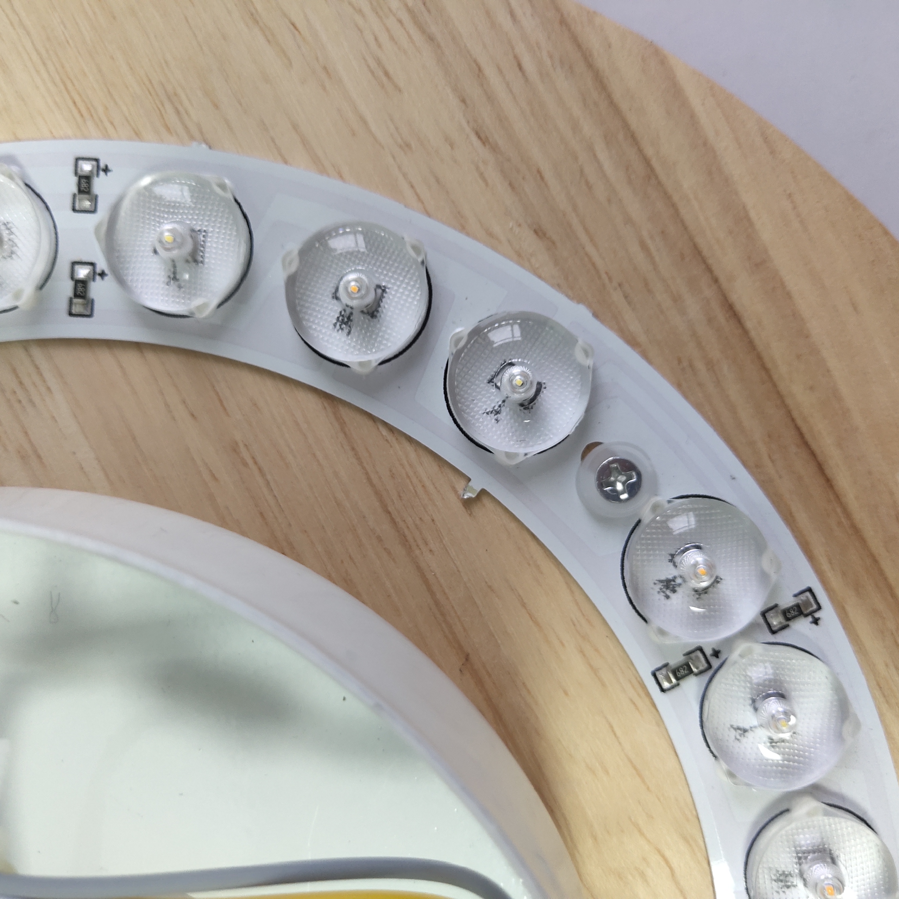 110-240V Wooden LED Wall Lamp Craft Round Oval Shape with Light Decorative Lamp Source Wall-mounted Indoor Lighting bathroom mirror headlights