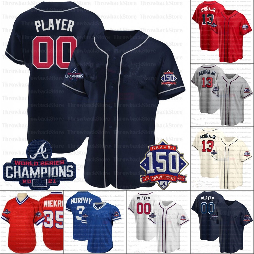 2021 WS Champions Replica and 150 patch Baseball Jerseys 27 Austin Riley 1 Ozzie Albies 5 Freddie Freeman Hamels 16 Brian McCann 13 Acuña Jr., Youth/red
2021 WS Champions Replica and 150 patch Baseball Jerseys 27 Austin Riley 1 Ozzie Albies 5 Freddie Freeman Hamels 16 Brian McCann 13 Acuña Jr., Youth/red