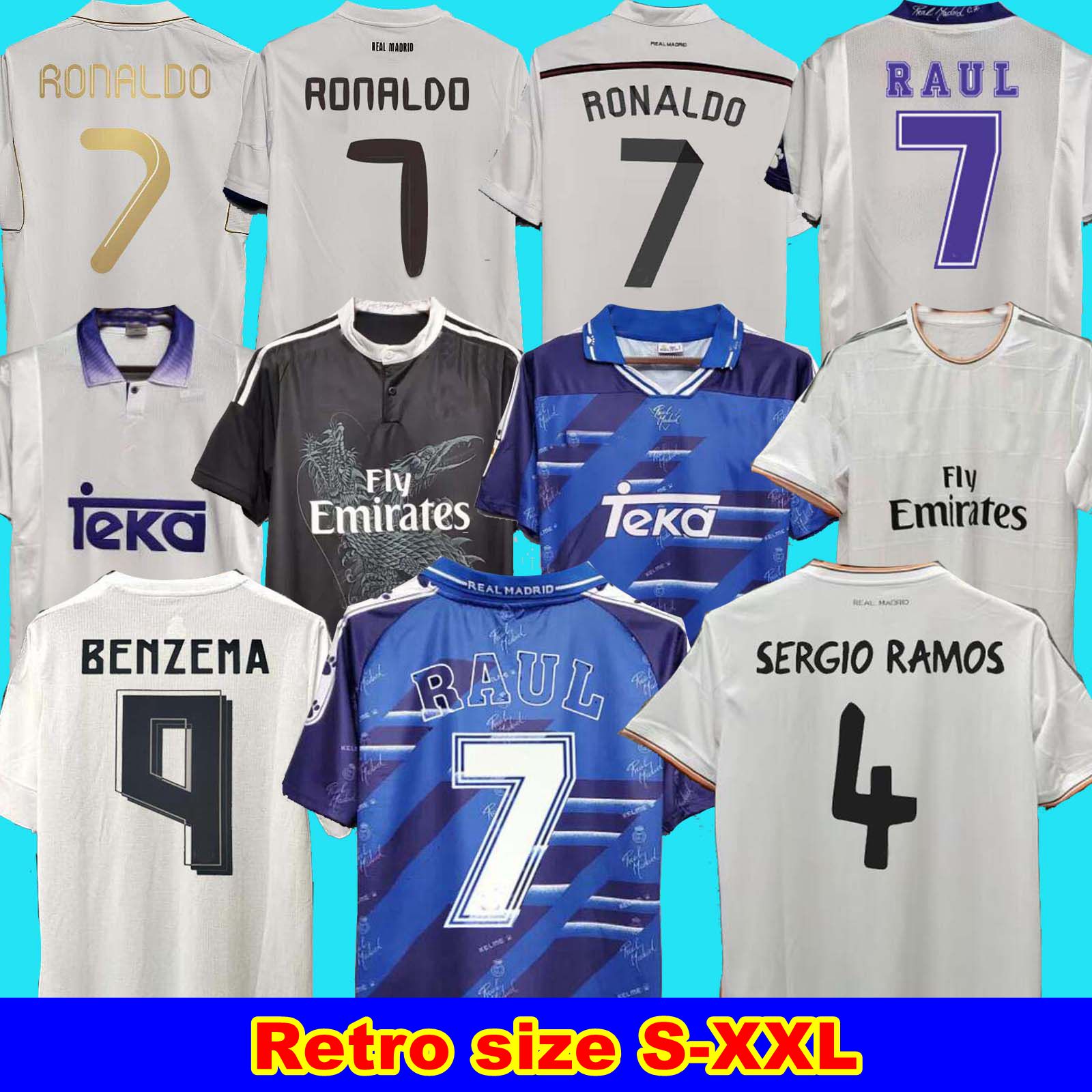 Real Madrid Retro 10 11 12 Soccer Football Jersey GUTI Ramos McManaman 13 14 15 16 RONALDO ZIDANE Beckham 06 07 RAUL 99 00 REDONDO 98 97 96, Black;yellow
Real Madrid Retro 10 11 12 Soccer Football Jersey GUTI Ramos McManaman 13 14 15 16 RONALDO ZIDANE Beckham 06 07 RAUL 99 00 REDONDO 98 97 96, Black;yellow