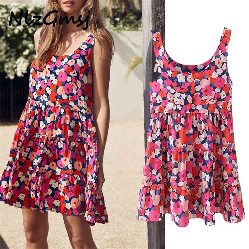 Dress Women Loose Fashion Elegant O-neck Print Spaghetti Straps Mini es 04 210628, As picture
Dress Women Loose Fashion Elegant O-neck Print Spaghetti Straps Mini es 04 210628, As picture