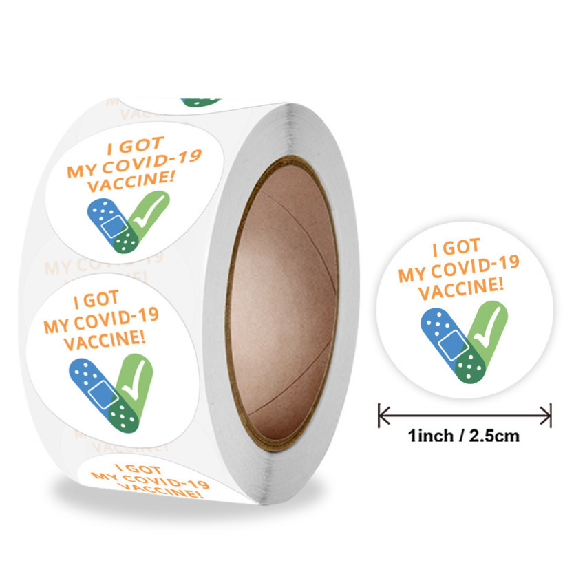 500PCS Roll I Got Vaccinated 2021 Vaccinated Sticker Round Sticker Self Adhesive Stickers Label Party Funny Gift In Stock HH25HLAS, Red;brown
500PCS Roll I Got Vaccinated 2021 Vaccinated Sticker Round Sticker Self Adhesive Stickers Label Party Funny Gift In Stock HH25HLAS, Red;brown