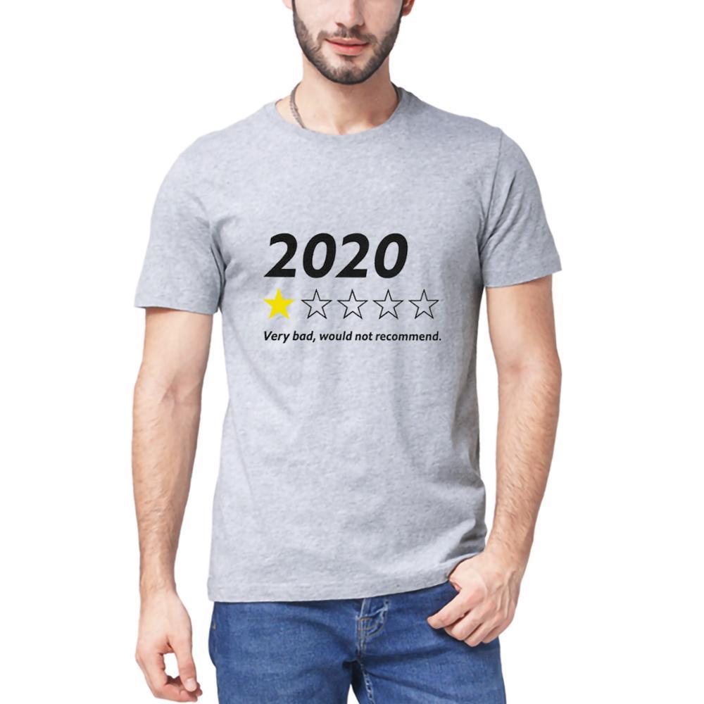 Very Bad Would Not Recommend Funny Saying Neck Summer Men's 100% Cotton short sleeves T-Shirt Humor Gift women Tee black 210225