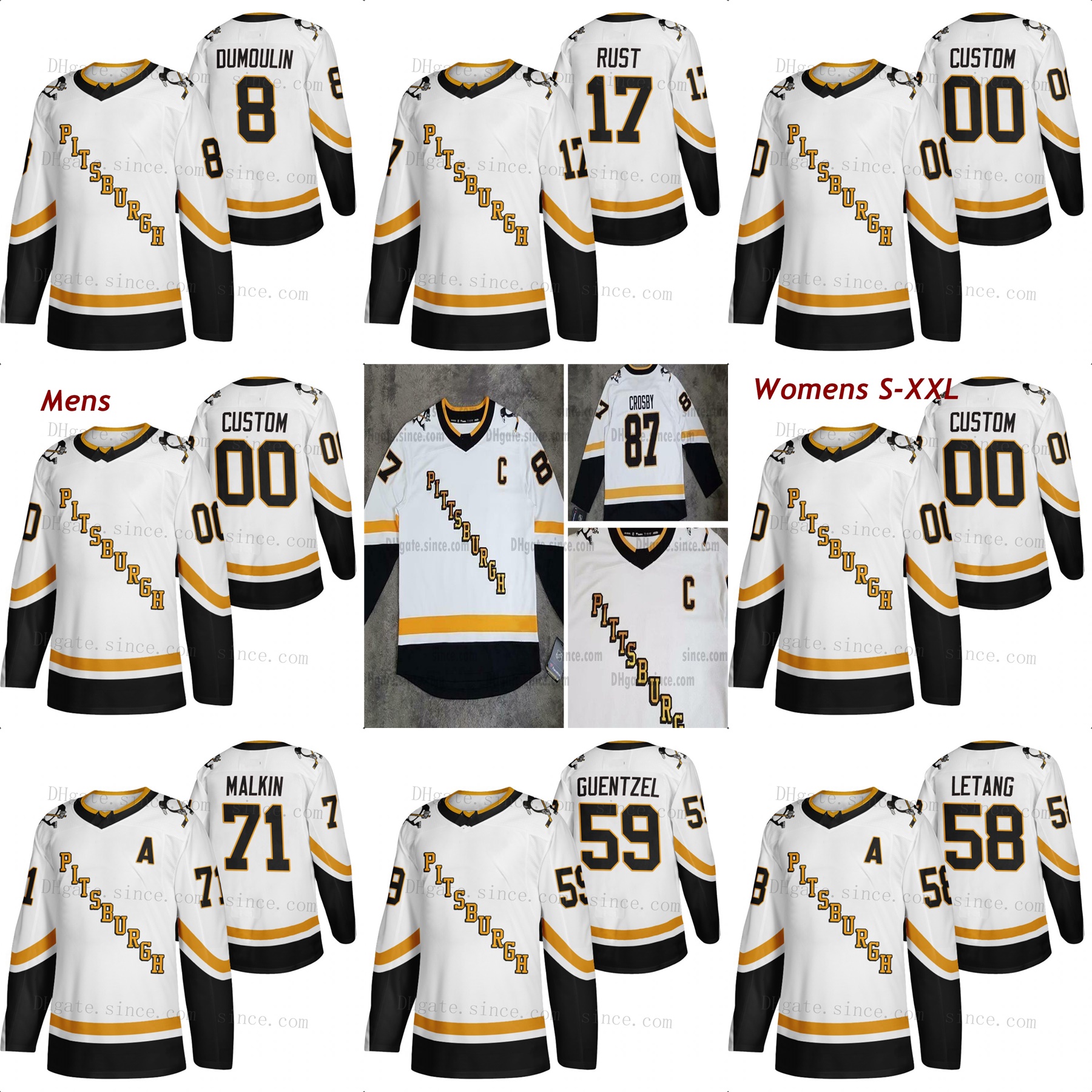 Custom Sidney Crosby Pittsburgh 58 Kris Letang Zucker Evgeni Malkin Lafferty Jarry Kasperi Kapanen Home Away Third Retro Jersey, Black;red
Custom Sidney Crosby Pittsburgh 58 Kris Letang Zucker Evgeni Malkin Lafferty Jarry Kasperi Kapanen Home Away Third Retro Jersey, Black;red