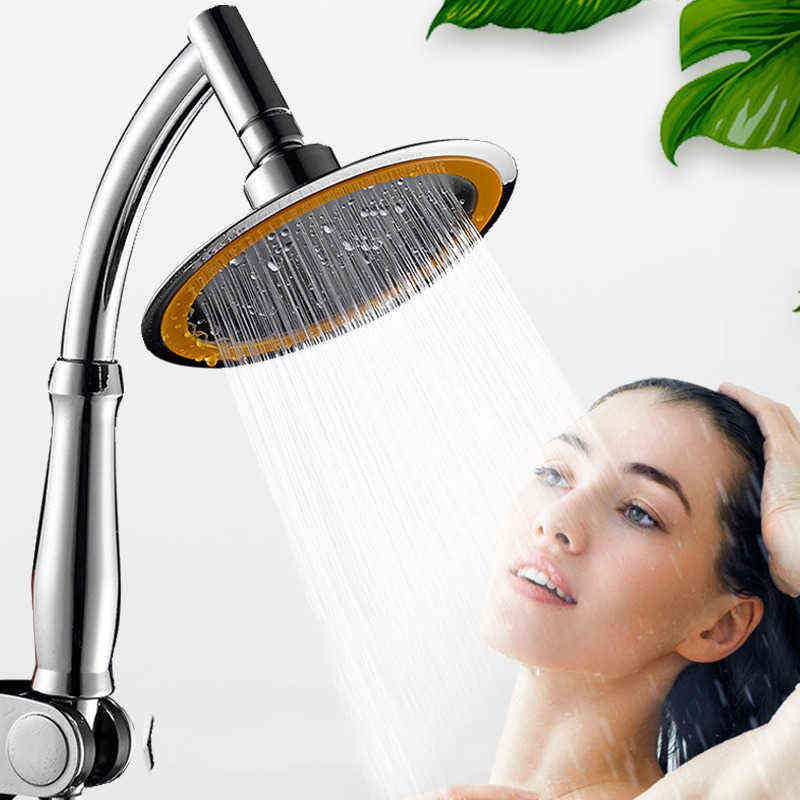 46 Inch Adjustable 2 Mode Shower Head Sprayer Head Home High Pressure Showerhead Bathroom Large Rainfall Universal Shower Heads H2452701