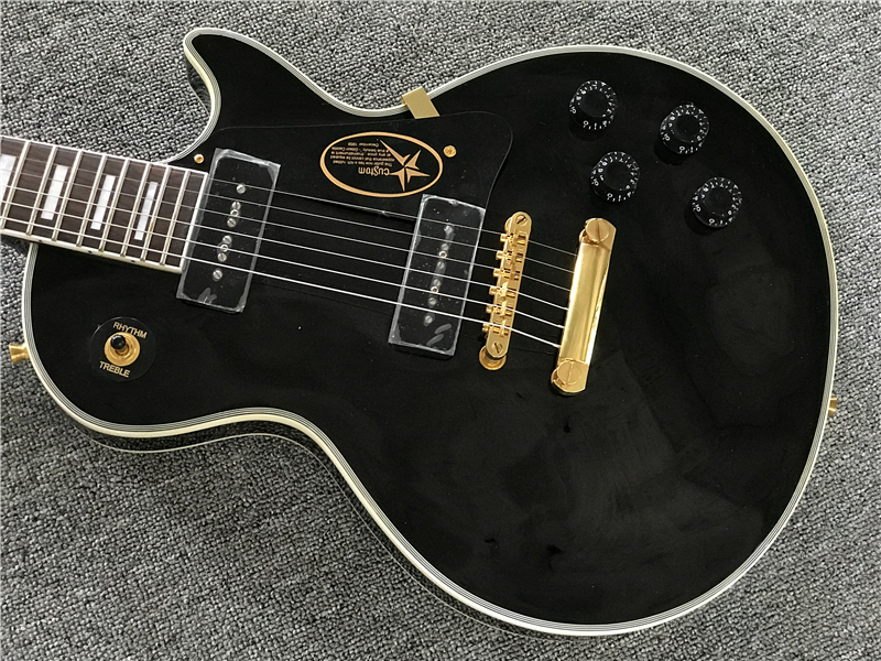 Classic electric guitar P90 pickup system made of solid wood beautiful timbre comfortable feel free delivery to home
Classic electric guitar P90 pickup system made of solid wood beautiful timbre comfortable feel free delivery to home