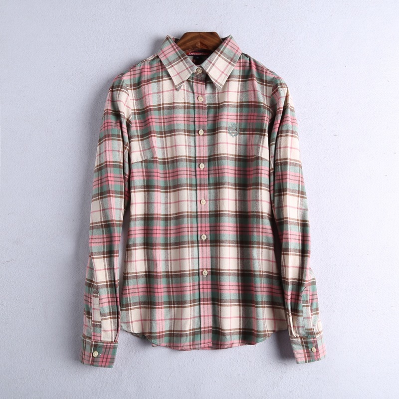 2021 New High Quality Flannel Long Sleeve Shirts Spring Casual Plaid Blouse Shirt Women Clothes Blusas Turn-down Collar Tops 5ozi, 2040
2021 New High Quality Flannel Long Sleeve Shirts Spring Casual Plaid Blouse Shirt Women Clothes Blusas Turn-down Collar Tops 5ozi, 2040