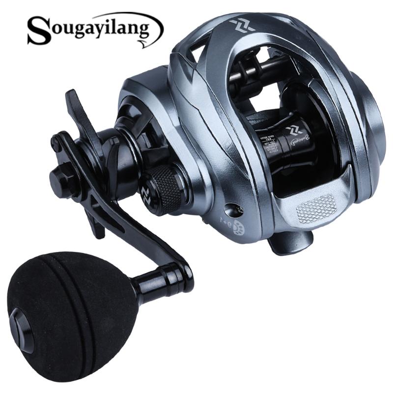 Baitcasting Reels Sougayilang 9+1BB Reel High Speed 8.0:1 With Aluminum Spool Centrifugal Brakes Power Handle Fishing 
Baitcasting Reels Sougayilang 9+1BB Reel High Speed 8.0:1 With Aluminum Spool Centrifugal Brakes Power Handle Fishing