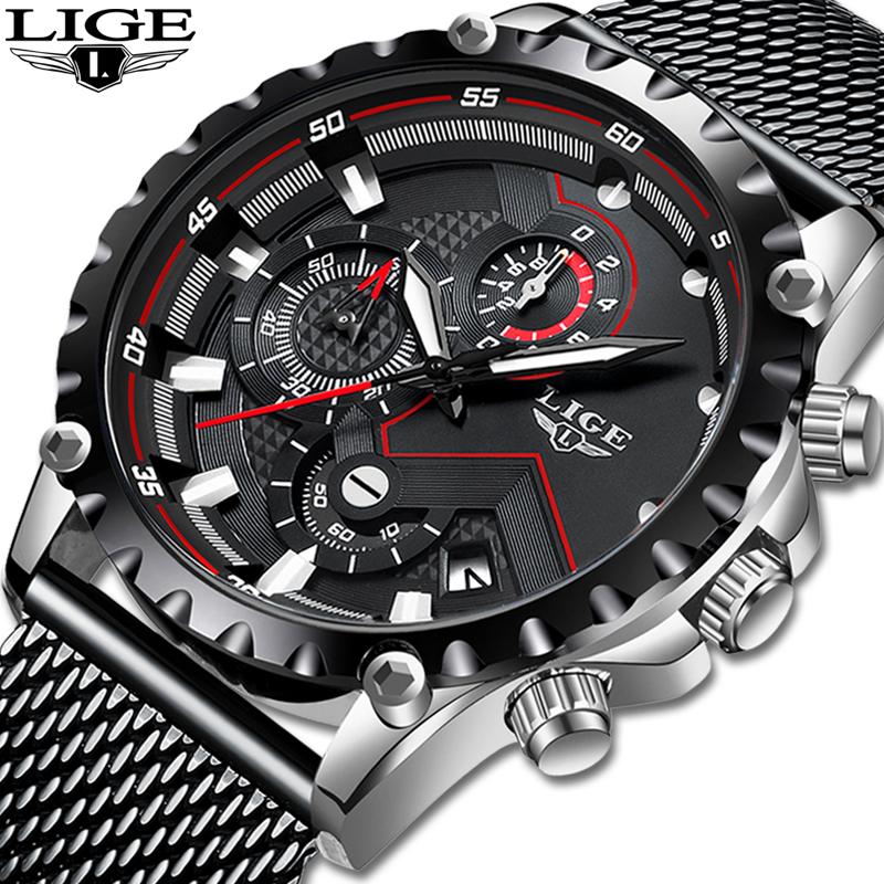 Wristwatches Relogio Masculino LIGE Top Mens Fashion Watch Men Sport Waterproof Quartz Watches All Steel Army Military, Sivler white
Wristwatches Relogio Masculino LIGE Top Mens Fashion Watch Men Sport Waterproof Quartz Watches All Steel Army Military, Sivler white