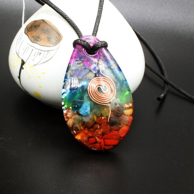 Pendant Necklaces Orgone Energy Water Drop Chakra Crystal For Strengthen Immune System Healing Yoga Necklace Jewelry
Pendant Necklaces Orgone Energy Water Drop Chakra Crystal For Strengthen Immune System Healing Yoga Necklace Jewelry