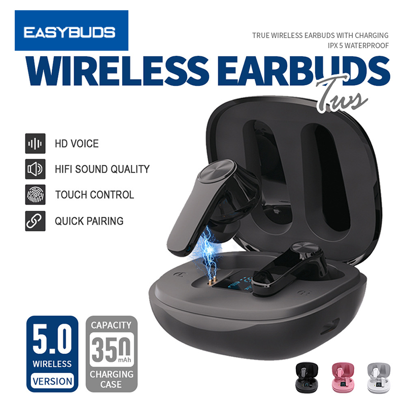 Wireless Earbuds Earphones Hifi Stereo Noise Cancelling Sport Headset Waterproof Headphones for iphone 11 12 with Digital Charging Box, Mixed color
Wireless Earbuds Earphones Hifi Stereo Noise Cancelling Sport Headset Waterproof Headphones for iphone 11 12 with Digital Charging Box, Mixed color
