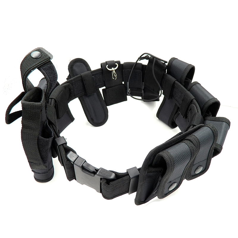 Multifunctional Security Belts Outdoor Tactical Military Training Polices Guard Utility Kit Duty Belt With Pouch Set, Black
Multifunctional Security Belts Outdoor Tactical Military Training Polices Guard Utility Kit Duty Belt With Pouch Set, Black