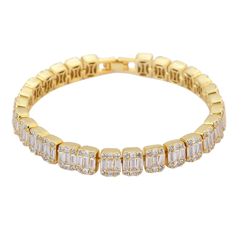 5MM Baguette Zircon Bracelet Tennis Chain Men and Women's Rock Hip Hop Jewelry Gold Silver Color 3007 Q2, Black
5MM Baguette Zircon Bracelet Tennis Chain Men and Women's Rock Hip Hop Jewelry Gold Silver Color 3007 Q2, Black