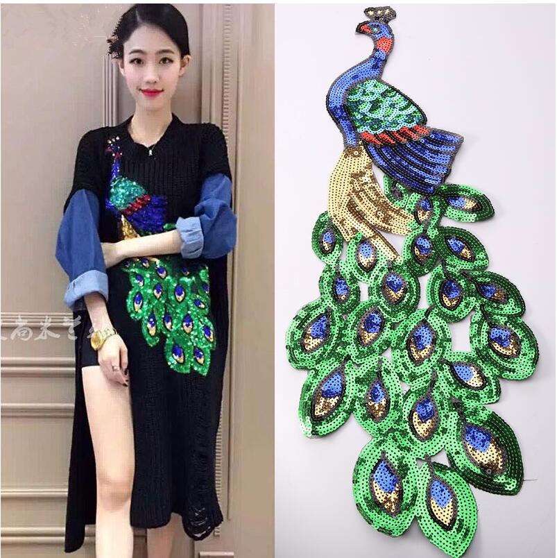 3pcs/Large Sequin Peacock Feather Embroidery Patch For Clothing Fabric Applique African Lace Iron On Dress Clothes Accessory Diy
3pcs/Large Sequin Peacock Feather Embroidery Patch For Clothing Fabric Applique African Lace Iron On Dress Clothes Accessory Diy