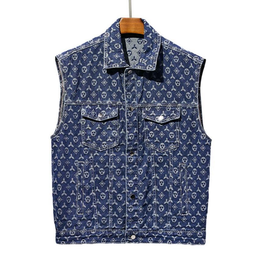Denim Sleeveless Jacket Men Fashion Cotton Jean Vests Gilet Casual Jeans Waistcoat Cowboy Hip Hop Streetwear Clothing, Blue
Denim Sleeveless Jacket Men Fashion Cotton Jean Vests Gilet Casual Jeans Waistcoat Cowboy Hip Hop Streetwear Clothing, Blue