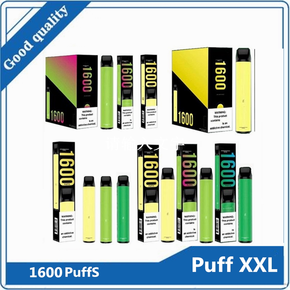 Puff XXL Disposable Cigarettes Vape pens 1600 Puffs 850mAh Battery Pre-filled Device Kits VS Air bar lux Plus
Puff XXL Disposable Cigarettes Vape pens 1600 Puffs 850mAh Battery Pre-filled Device Kits VS Air bar lux Plus
