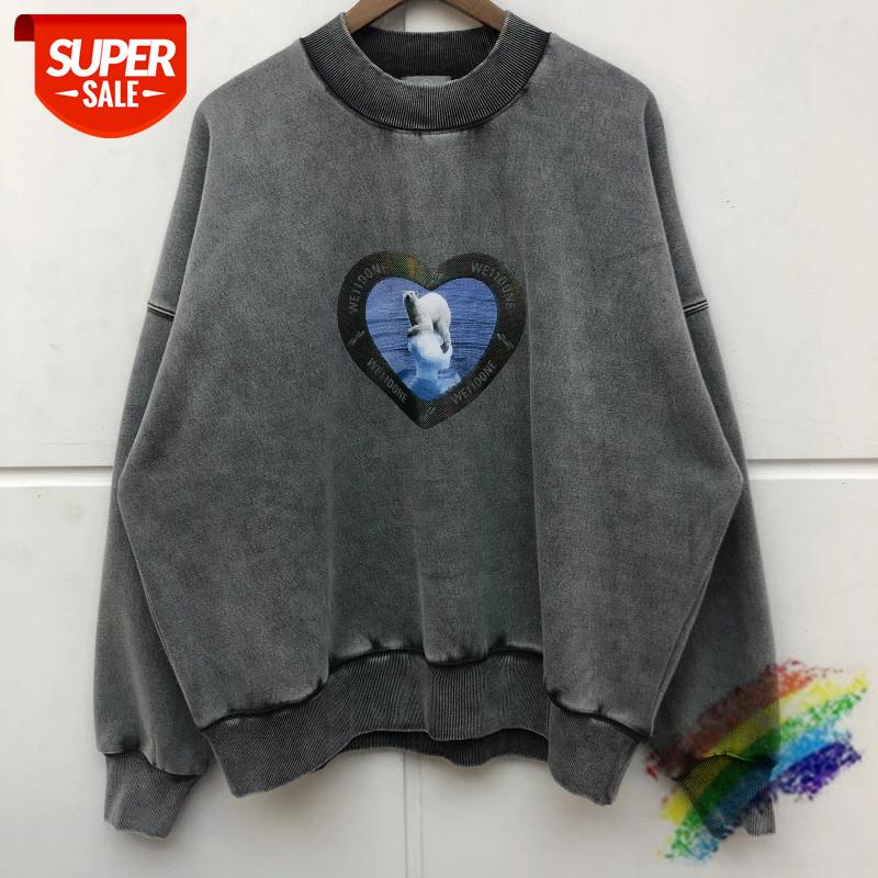 Heavy Fabric Polar bear printing We11done Sweatshirts Men Women Top Quality WELLDONE Crewneck Hoodie Pullovers #MR1a, Black
Heavy Fabric Polar bear printing We11done Sweatshirts Men Women Top Quality WELLDONE Crewneck Hoodie Pullovers #MR1a, Black