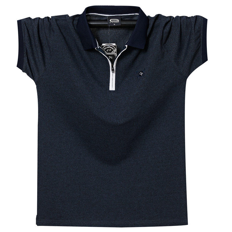Newest Men Polo Shirt Summer Breathable Turn-down Collar Cotton Embroidery Style Men Top Tees Polo Business Polo Shirt Men 6XL 210308