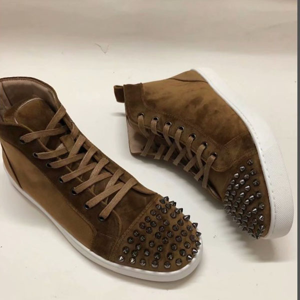 2021 Men Women Casual Shoes Designer Red Bottom Studded Spikes Fashion Insider Sneakers Black White Leather High Boots size35-46 kjk004
2021 Men Women Casual Shoes Designer Red Bottom Studded Spikes Fashion Insider Sneakers Black White Leather High Boots size35-46 kjk004