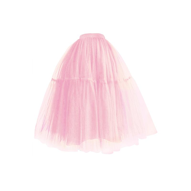 Skirts 5 Layers 80cm Candy Color Pleated Skirt Sexy Midi Tulle High Waist Full Lining Adult Tutu Korean Style Party CPA1091, Black
Skirts 5 Layers 80cm Candy Color Pleated Skirt Sexy Midi Tulle High Waist Full Lining Adult Tutu Korean Style Party CPA1091, Black