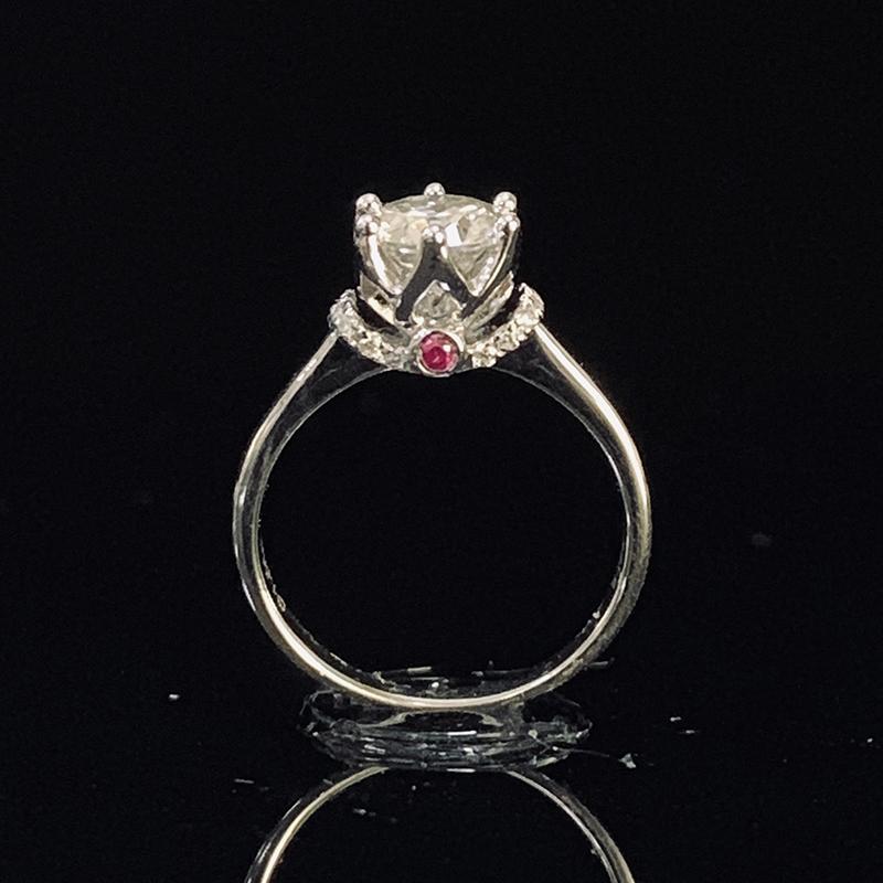 Cluster Rings 18K White Gold Ring Moissanite Ruby Stone Romantic Jewelry Engagement Anniversary Luxurious Crown Gift, Golden;silver
Cluster Rings 18K White Gold Ring Moissanite Ruby Stone Romantic Jewelry Engagement Anniversary Luxurious Crown Gift, Golden;silver