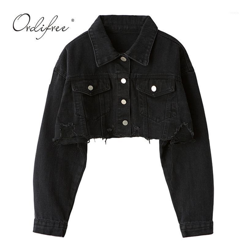 Ordifree 2021 Autumn Women Denim Jacket Long Sleeve Fashion Streetwear Casual Loose Outwear Short Ripped Jeans Coat1, Black;brown
Ordifree 2021 Autumn Women Denim Jacket Long Sleeve Fashion Streetwear Casual Loose Outwear Short Ripped Jeans Coat1, Black;brown