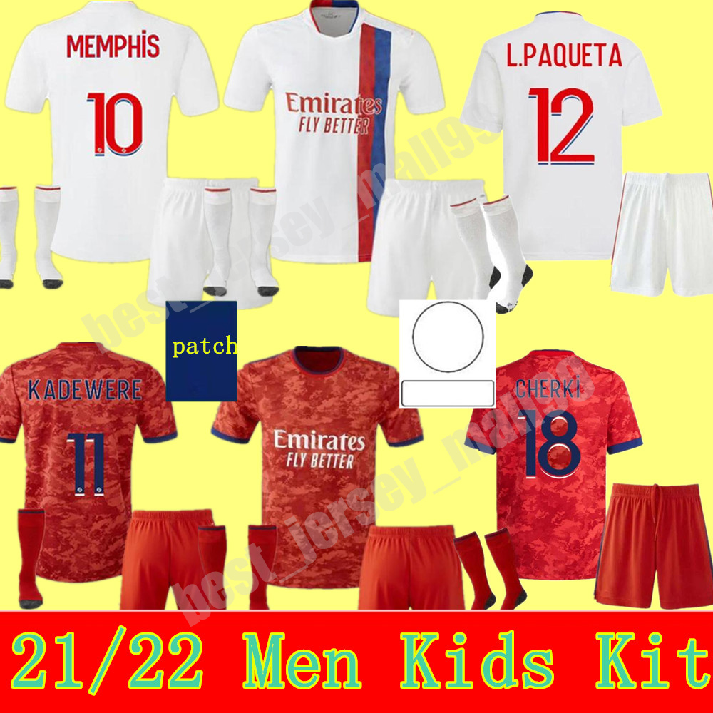 maillot de foot OL LYON 2021 2022 Olympique Lyonnais Soccer Jerseys Full sets 21 22 MEMPHIS TRAORE FEKIR AOUAR Football Shirt Men Kids Kit uniform, Home
maillot de foot OL LYON 2021 2022 Olympique Lyonnais Soccer Jerseys Full sets 21 22 MEMPHIS TRAORE FEKIR AOUAR Football Shirt Men Kids Kit uniform, Home