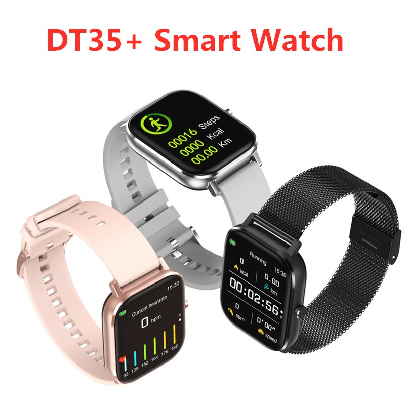 Fitness Tracker DT35+ Smart Watch 1.75 inch Full Touch Screen IP67 Waterproof ECG Health Smart Bracelet Bluetooth Call Heart Rate
Fitness Tracker DT35+ Smart Watch 1.75 inch Full Touch Screen IP67 Waterproof ECG Health Smart Bracelet Bluetooth Call Heart Rate