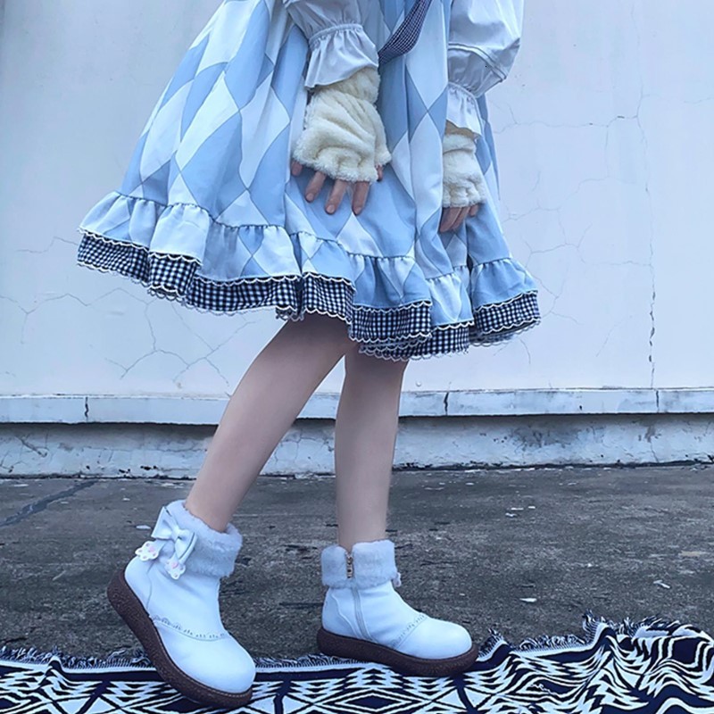 New 2021 Pink Winter Women's Shoes Mid Ankle 3.5cm Kawaii Archery Lolita Bow Boots Yog5, Brown shoes
New 2021 Pink Winter Women's Shoes Mid Ankle 3.5cm Kawaii Archery Lolita Bow Boots Yog5, Brown shoes