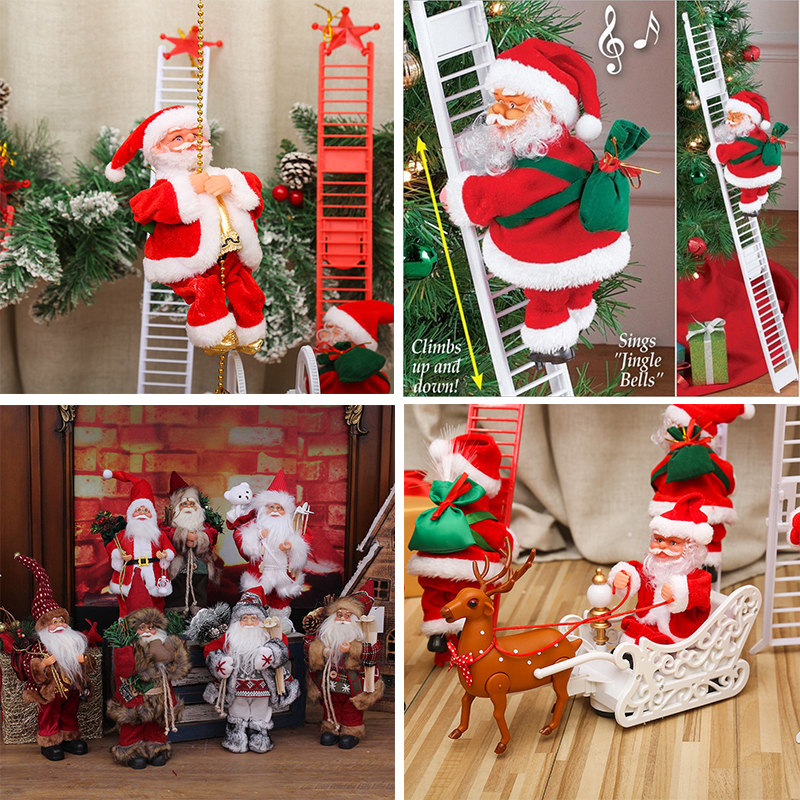 Merry Xmas Day Santa Claus Electric Ladder Ornament Knitted Plush Gnome Doll Christmas Tree Wall Hanging Pendant Holiday Party Toys Decor Gift Trees Decorations
Merry Xmas Day Santa Claus Electric Ladder Ornament Knitted Plush Gnome Doll Christmas Tree Wall Hanging Pendant Holiday Party Toys Decor Gift Trees Decorations