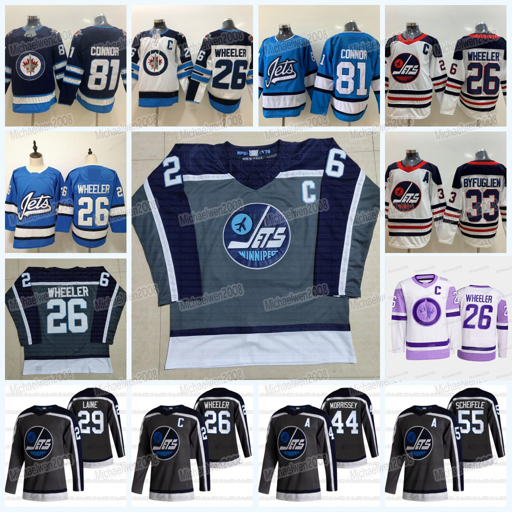 Blake Wheeler Winnipeg Jets 2021-22 Reverse Retro Jersey Fights Cancer Evgeny Svechnikov Mark Scheifele Josh Morrissey Riley Nash Kyle Connor Adam Lowry, Youth
Blake Wheeler Winnipeg Jets 2021-22 Reverse Retro Jersey Fights Cancer Evgeny Svechnikov Mark Scheifele Josh Morrissey Riley Nash Kyle Connor Adam Lowry, Youth