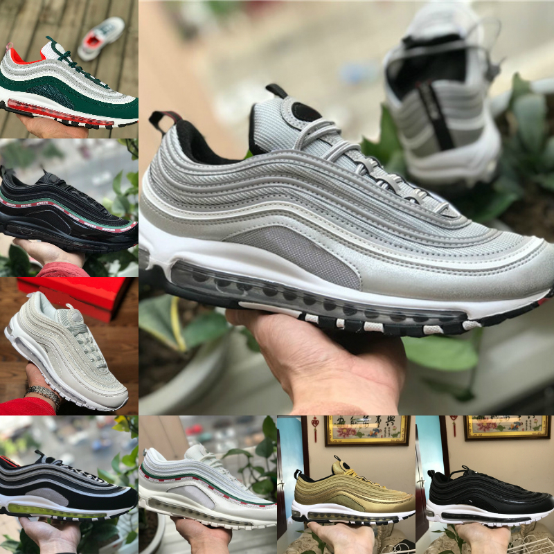 Sell 2021 New 97 OG X Mens Outdoor Running Shoes Triple White UNDEFEATED Black Sliver Bullet Metalic Gold Olive Men Women Sports Sneakers, S1001
Sell 2021 New 97 OG X Mens Outdoor Running Shoes Triple White UNDEFEATED Black Sliver Bullet Metalic Gold Olive Men Women Sports Sneakers, S1001