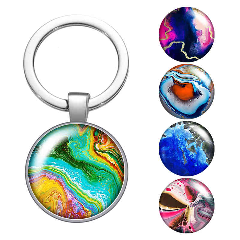 Colorful Ripple Section Mix Patterns Glass Cabochon Keychain Bag Car Key Rings Holder Silver Plated Key Chains Man Women Gifts
Colorful Ripple Section Mix Patterns Glass Cabochon Keychain Bag Car Key Rings Holder Silver Plated Key Chains Man Women Gifts