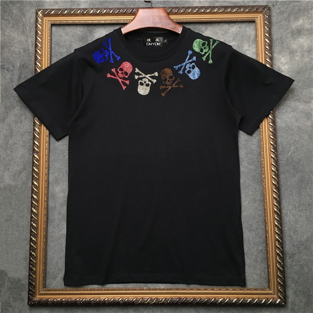 2021 New Barrett Men's Short-sleeved T-shirt Rhinestone Color Skull Women t Shirts|streetwear 2191001559 42bx, White
2021 New Barrett Men's Short-sleeved T-shirt Rhinestone Color Skull Women t Shirts|streetwear 2191001559 42bx, White