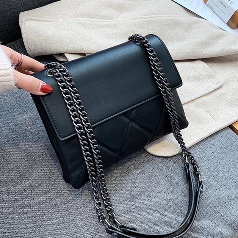Evening Bags Lattice Square Crossbody Bag 2021 Fashion High Quality PU Leather Women's Designer Handbag Chain Shoulder Balck, Style2-black
Evening Bags Lattice Square Crossbody Bag 2021 Fashion High Quality PU Leather Women's Designer Handbag Chain Shoulder Balck, Style2-black