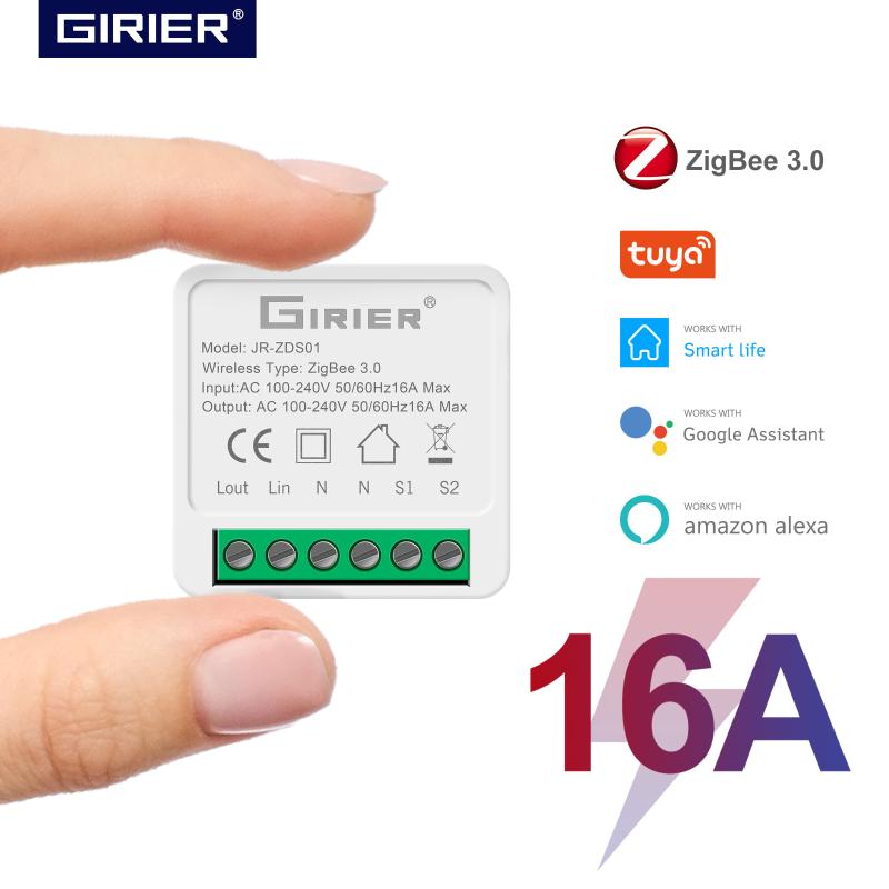 Smart Home Control Tuya ZigBee 3.0 Light Switch, Automation DIY Module Breaker Support 2 Way Control, Works With Alexa Google
Smart Home Control Tuya ZigBee 3.0 Light Switch, Automation DIY Module Breaker Support 2 Way Control, Works With Alexa Google