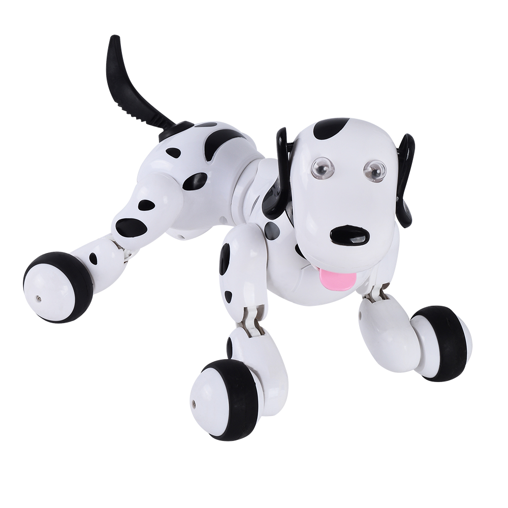 Electronics Robots777-338 Birthday Gift RC zoomer dog 2.4G Wireless Remote Control Smart Dog Electronic Pet Educational Children