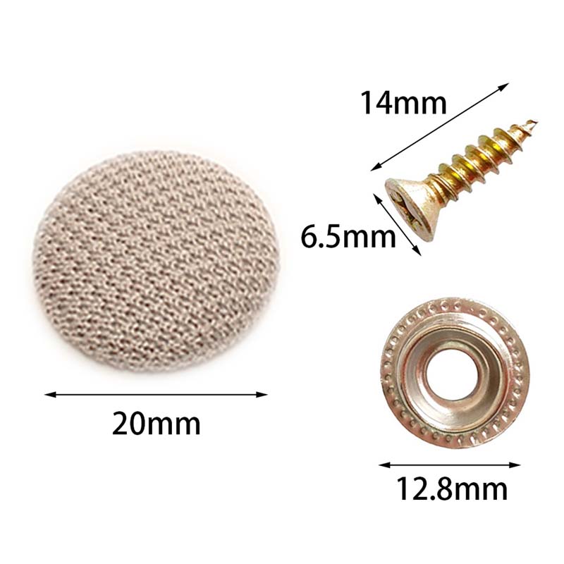 10pcs/Set Car Roof Buckles Repair Kit Tools Headliner Ceiling Cloth Fixing Screw Cap Repairs Automotive Care Fabric Buckle Rivets Retainer Interior Ac