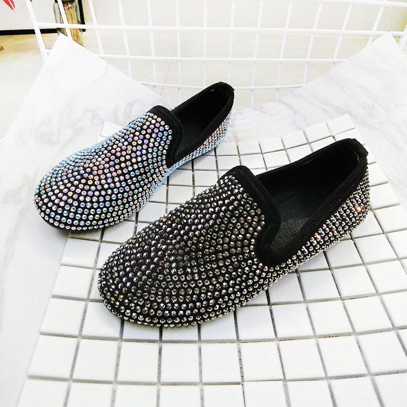 Womens Flat Shoes 2019 Spring Autumn Fashion Rhinestone Loafers For Woman Slip On Comfortable Shoes Non Slip Flats Female Shoe Italian q8P8#, Black
Womens Flat Shoes 2019 Spring Autumn Fashion Rhinestone Loafers For Woman Slip On Comfortable Shoes Non Slip Flats Female Shoe Italian q8P8#, Black