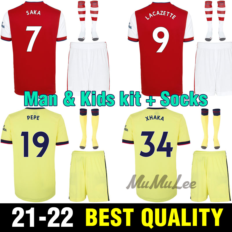 21 22 Arsen soccer jerseys gunners ODEGAARD THOMAS PEPE SAKA TIERNEY HENRY WILLIAN SMITH ROWE 2021 2022 football shirt set Men Kids Kit uniform
21 22 Arsen soccer jerseys gunners ODEGAARD THOMAS PEPE SAKA TIERNEY HENRY WILLIAN SMITH ROWE 2021 2022 football shirt set Men Kids Kit uniform