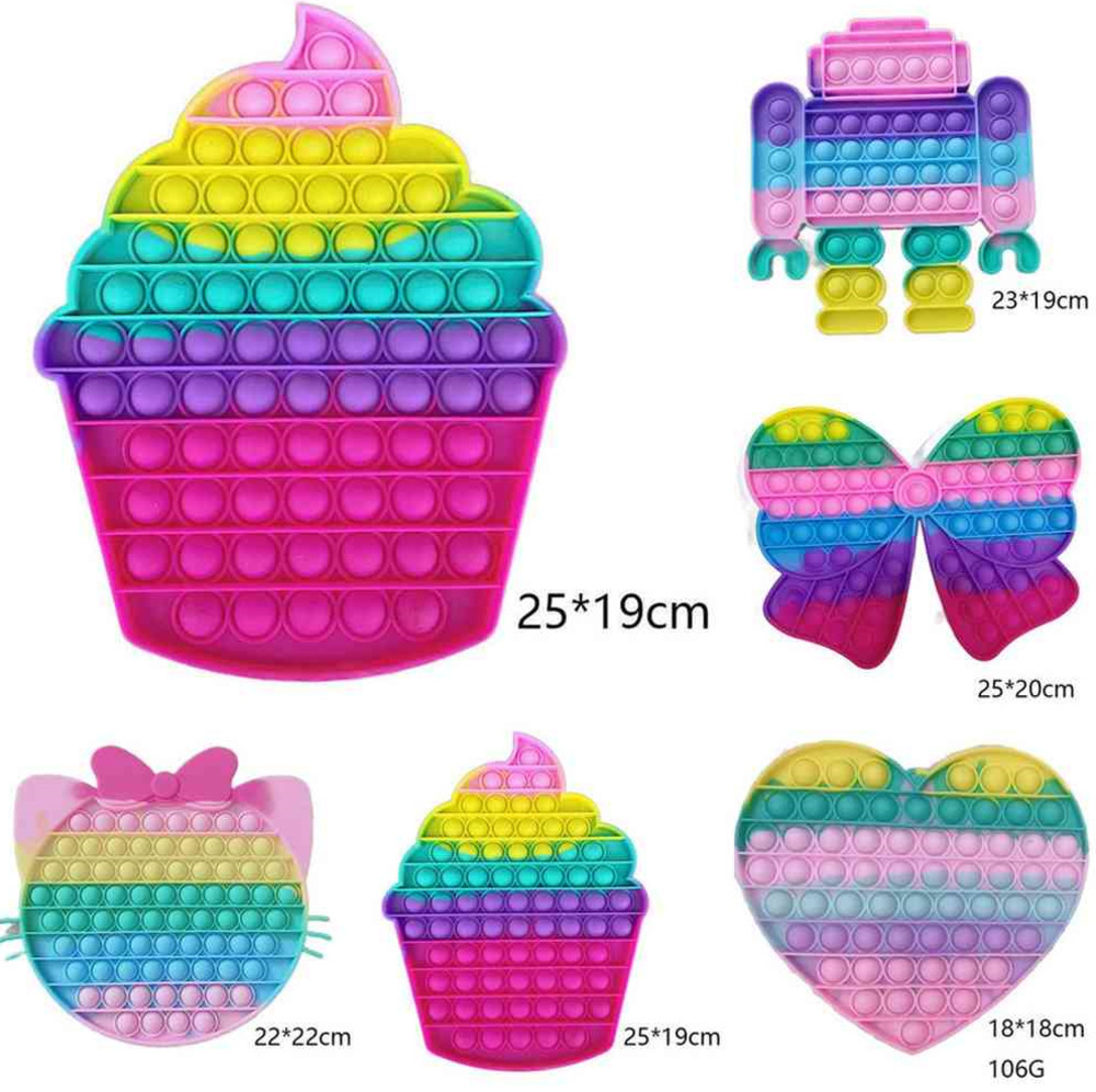 80PCS/DHL 25CM 20CM Silicone Fidget Push Desktop Bubble Popper Toys Sensory Finger Puzzle Poo-its Tabletop Decompression Board Early Educational Toys G64CN11
80PCS/DHL 25CM 20CM Silicone Fidget Push Desktop Bubble Popper Toys Sensory Finger Puzzle Poo-its Tabletop Decompression Board Early Educational Toys G64CN11