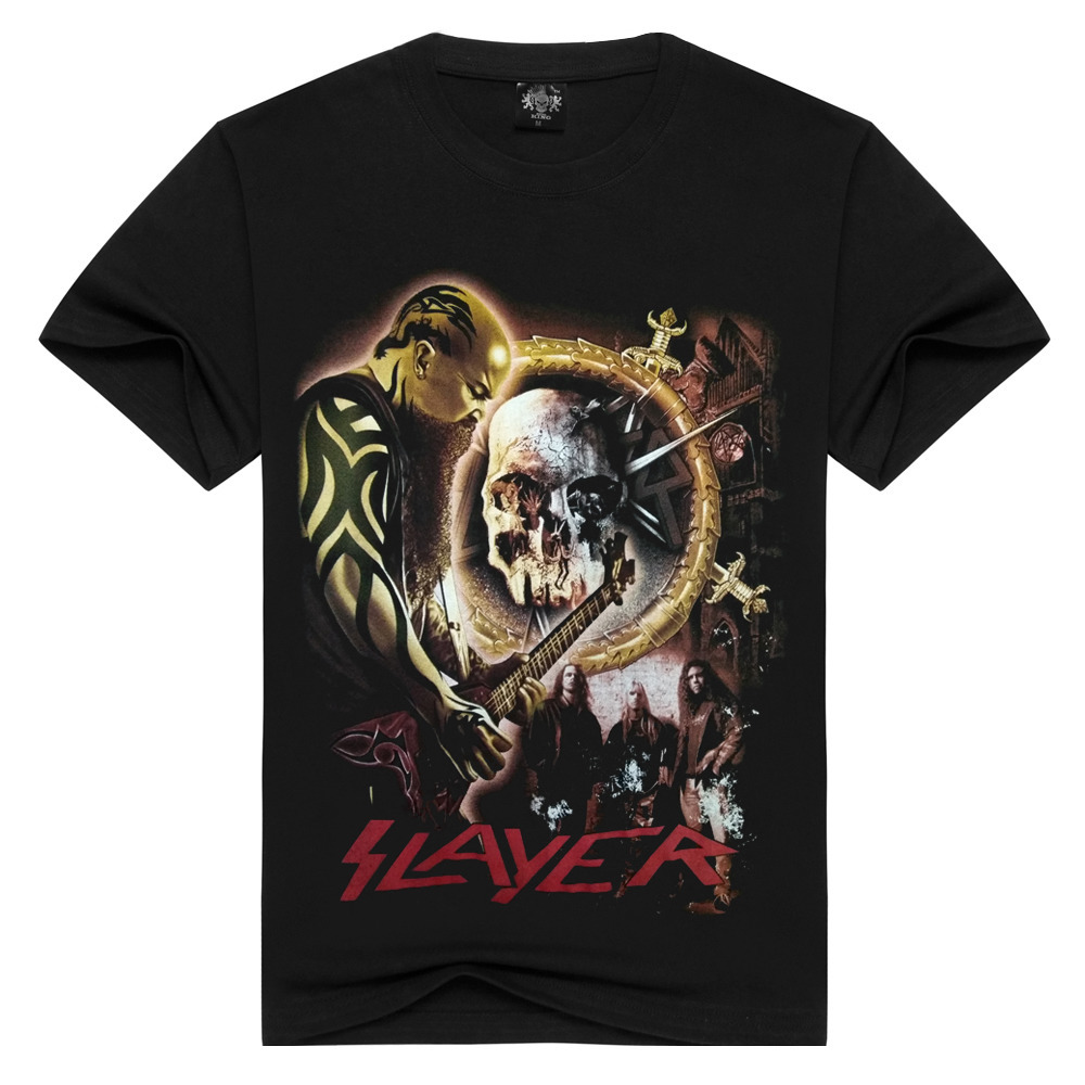 hot sale Slayer band Men/women t-shirt the slayer Speed Metal t shirt men tshirt punk clothing summer streetwear L0223, White;black
hot sale Slayer band Men/women t-shirt the slayer Speed Metal t shirt men tshirt punk clothing summer streetwear L0223, White;black