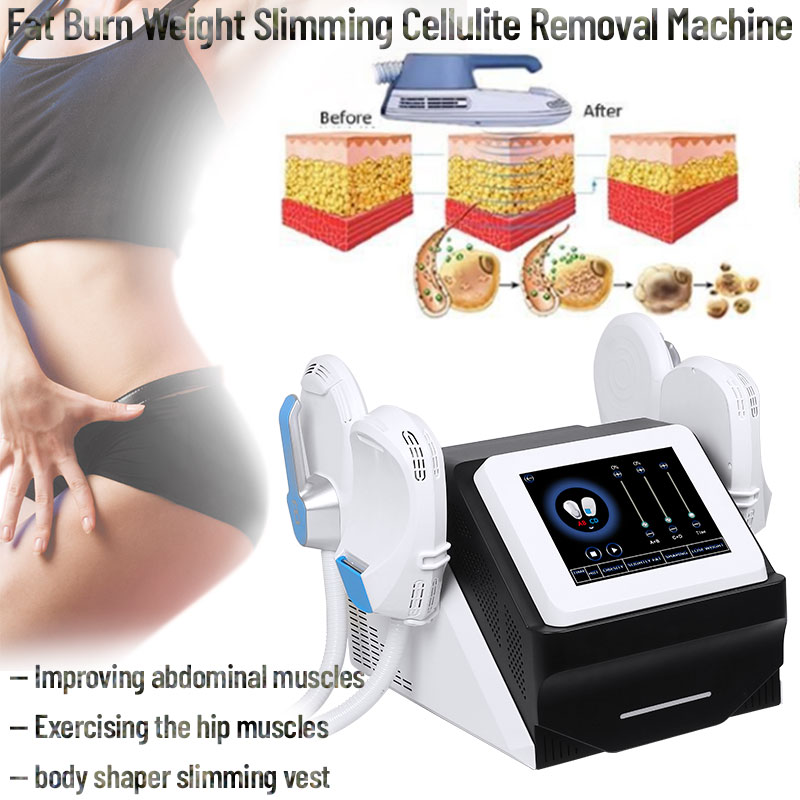 4 Handles Latest EMslim HI-EMT Body Slimming Sculpting Machine EMS Electromagnetic Muscle Stimulation Fat Burning Beauty Equipment
4 Handles Latest EMslim HI-EMT Body Slimming Sculpting Machine EMS Electromagnetic Muscle Stimulation Fat Burning Beauty Equipment