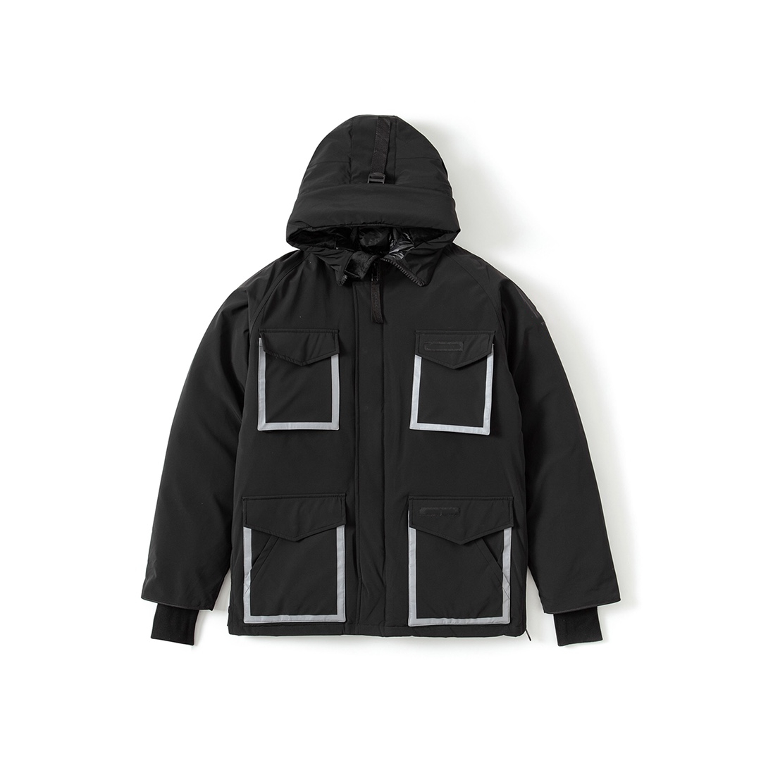 Winter outdoor leisure sports down jacket white duck windproof parker warm fashion classic adventure jackets, Black
Winter outdoor leisure sports down jacket white duck windproof parker warm fashion classic adventure jackets, Black