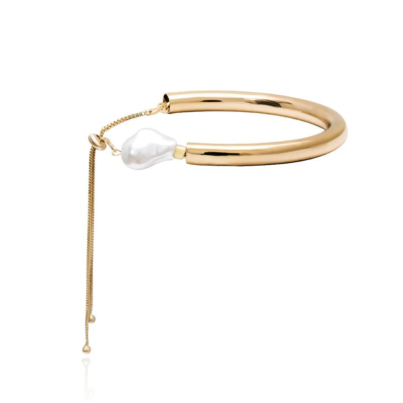 Link, Chain Adjustable Baroque Imitation Pearl Mirror Round Tube Bracelet For Women Retro Link Lucky Ball Bangles Jewelry Gift
Link, Chain Adjustable Baroque Imitation Pearl Mirror Round Tube Bracelet For Women Retro Link Lucky Ball Bangles Jewelry Gift
