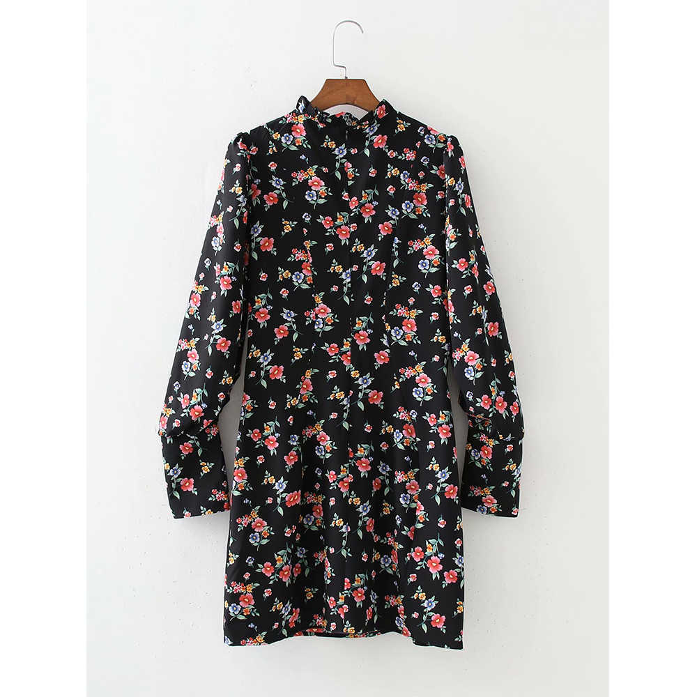 Summer Dress Women Elegant Casual Fashion Chic Lady Puff Sleeve Floral Corset Dress Women Sundress 210709