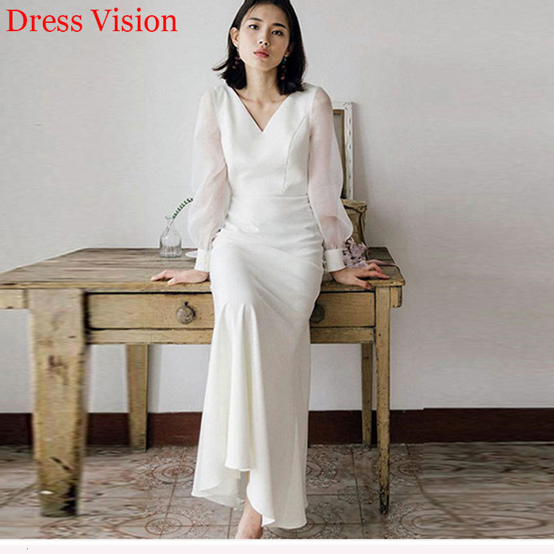 2021 Vestidos Light Wedding Vestido Noiva V-neck Long Sleeves to Be Robe De Mariage Suknia Lubna Xjzy, Same as image
2021 Vestidos Light Wedding Vestido Noiva V-neck Long Sleeves to Be Robe De Mariage Suknia Lubna Xjzy, Same as image