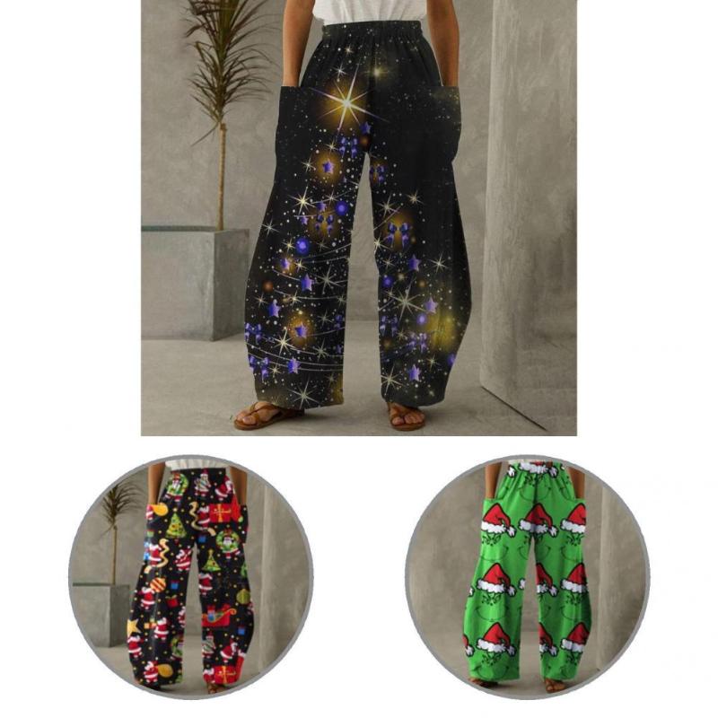 Women's Pants & Capris Loose Simple Chic Wide Leg Christmas Tree Snowflake Print Women Casual Trousers, Black;white
Women's Pants & Capris Loose Simple Chic Wide Leg Christmas Tree Snowflake Print Women Casual Trousers, Black;white