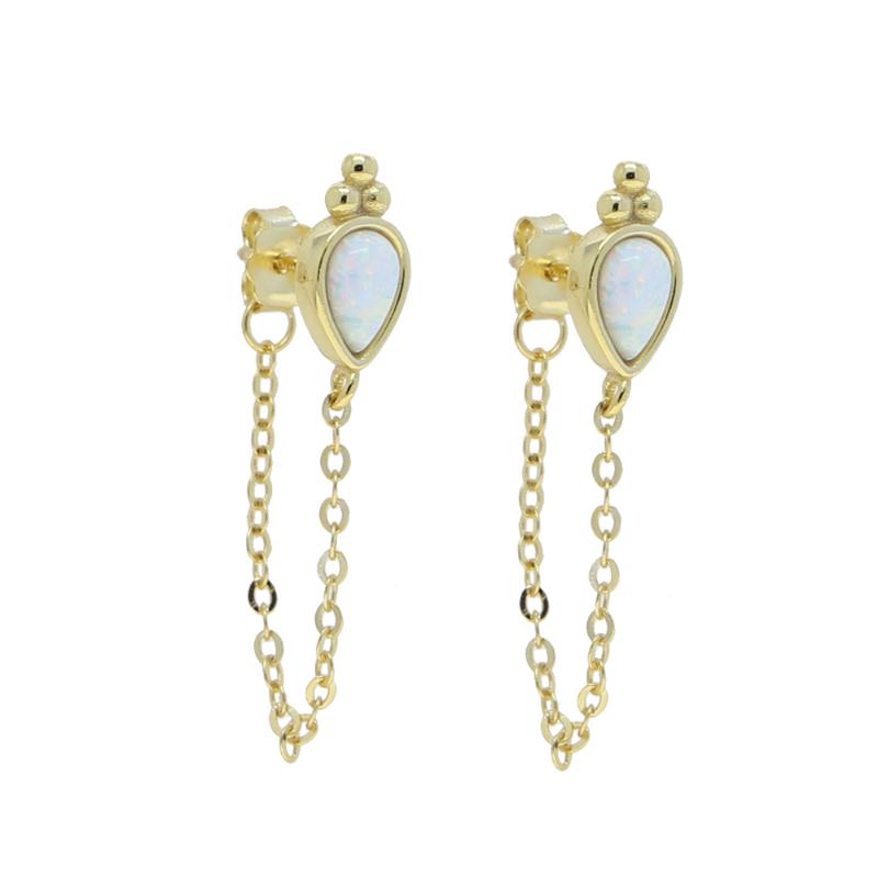 Dangle & Chandelier 100% Pure 925 Sterling Silver Tassel Long Opal Water Drop Charm Earrings For Women Jewelry Accessories Wholesale
Dangle & Chandelier 100% Pure 925 Sterling Silver Tassel Long Opal Water Drop Charm Earrings For Women Jewelry Accessories Wholesale